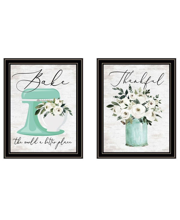 HomeRoots Set of Two Stylish Black Framed Wall Art Pieces for Modern Decor - Ready to Hang & Eye-Catching 568451