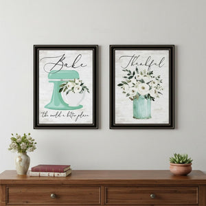 HomeRoots Set of Two Stylish Black Framed Wall Art Pieces for Modern Decor - Ready to Hang & Eye-Catching 568451