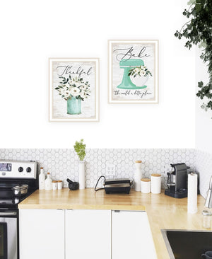 HomeRoots Set of Two Vibrant Framed Wall Art Prints - Contemporary Decor for Living Rooms & Bedrooms 568452