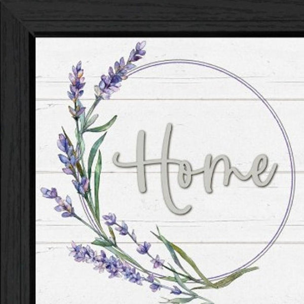 HomeRoots Set of Two "My Families Story" Black Framed Wall Art - Stylish Prints for Contemporary Home Decor 568453