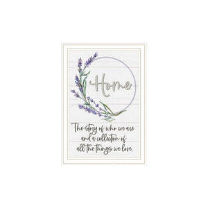 HomeRoots Set of Two "My Family's Story" Framed Wall Art - Stylish, Contemporary Prints for Home Décor 568455