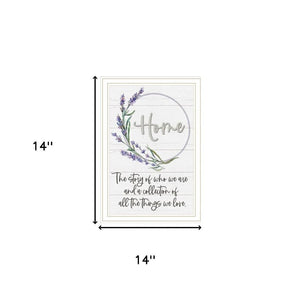 HomeRoots Set of Two "My Family's Story" Framed Wall Art - Stylish, Contemporary Prints for Home Décor 568455