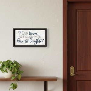 HomeRoots Set of Two "Grateful Heart" Black Framed Art Prints - Modern, Stylish Decor for Any Room 568457