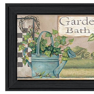 HomeRoots Set of Two Stylish Framed Bathroom Prints - "Dream" & "Soak and Relax" for Spa-Like Serenity 568459