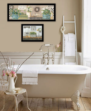 HomeRoots Set Of Two Framed Bathroom Wall Art Prints – "Dream" & "Soak and Relax" for a Spa-Like Feel 568460