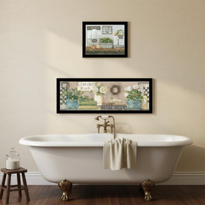 HomeRoots Set Of Two Framed Bathroom Wall Art Prints – "Dream" & "Soak and Relax" for a Spa-Like Feel 568460