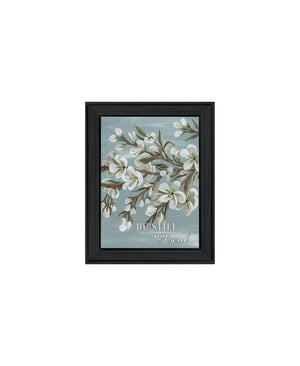 HomeRoots Set of Three Uplifting "Pray More and Worry Less" Black Framed Wall Art for Modern Home Decor 568466