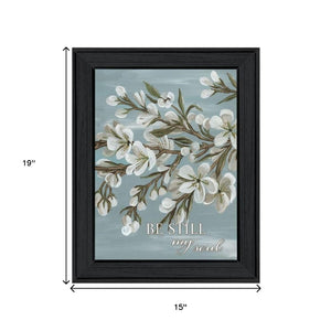 HomeRoots Set of Three Uplifting "Pray More and Worry Less" Black Framed Wall Art for Modern Home Decor 568466