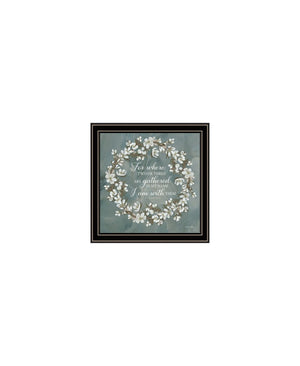 HomeRoots Set of Three Inspirational "Pray More and Worry Less" Black Framed Wall Art for Modern Décor 568467
