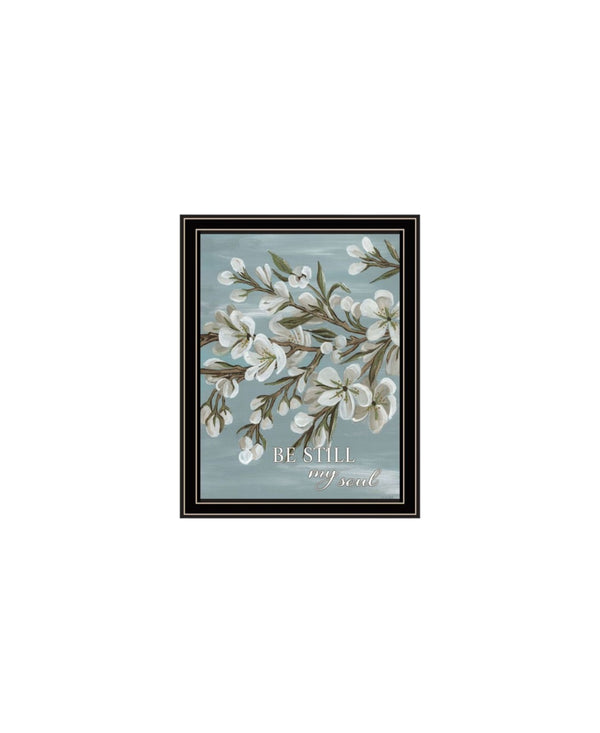 HomeRoots Set of Three Inspirational "Pray More and Worry Less" Black Framed Wall Art for Modern Décor 568467