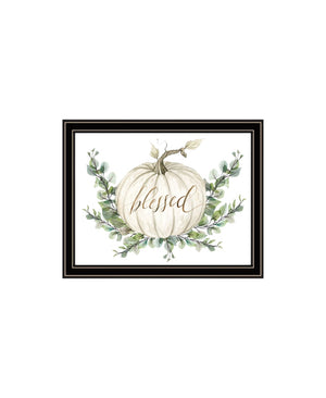 HomeRoots Set of Two "Gather and Give" Black Framed Wall Art - Timeless Autumn Decor for Cozy Homes 568473