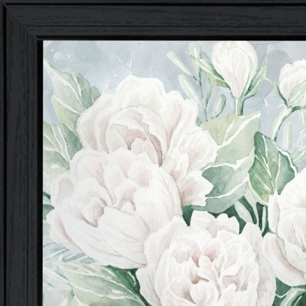 HomeRoots Set of Two "Peaceful Pastel Peonies" Framed Art Prints – Elegant Floral Decor for Any Space 568474