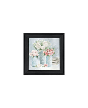 HomeRoots Set of Two "Peaceful Pastel Peonies" Framed Art Prints – Elegant Floral Decor for Any Space 568474
