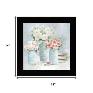 HomeRoots Set Of Two "Peaceful Pastel Peonies" Framed Wall Art – Stylish Prints for Modern Home Decor Bliss 568475