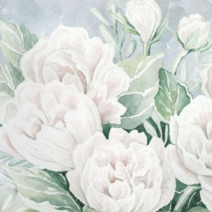 HomeRoots Set of Two "Peaceful Pastel Peonies" Wall Art Prints – Elegant Black Framed Floral Decor for Any Room 568476