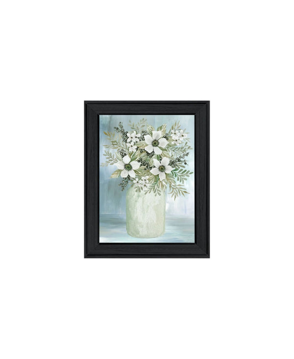 HomeRoots Set of Two Charming "Country Crock of Florals and Berries" Framed Wall Art for Farmhouse Decor 568478