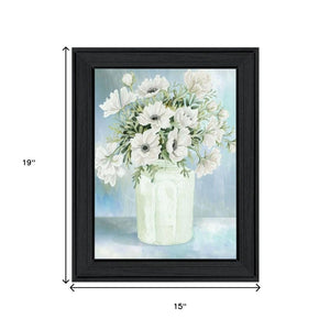 HomeRoots Set of Two Charming "Country Crock of Florals and Berries" Framed Wall Art for Farmhouse Decor 568478