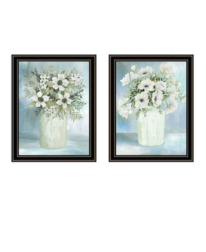 HomeRoots Set of Two Framed "Country Crock of Florals and Berries" Art – Timeless Farmhouse Decor for Any Space 568479