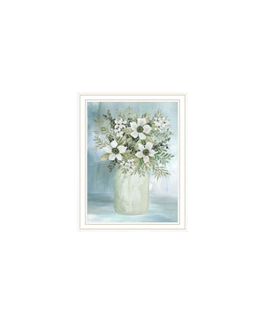HomeRoots Set of Two Charming Floral and Berry Wall Art Prints in White Frames for Farmhouse Decor 568480