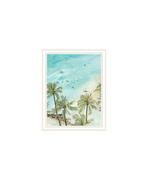 HomeRoots Set of Two "Wild and Free" Coastal Wall Art Prints in White Frames – Perfect for Modern Decor! 568484