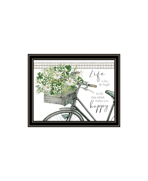 HomeRoots Set of Two Modern Black Framed Wall Art Prints - Vibrant Acrylic Decor for Stylish Home Spaces 568490