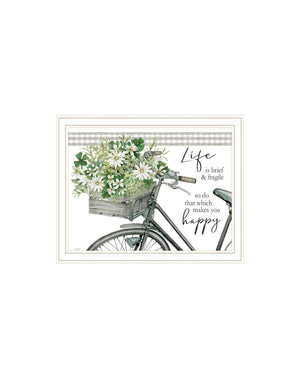 HomeRoots Set of Two Vibrant Framed Wall Art Prints - Modern Acrylic Paintings for Stylish Home Decor 568491