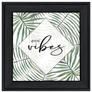 HomeRoots Set of Two Beach More and Worry Less Framed Wall Art – Coastal Decor for Relaxed Living Spaces 568492