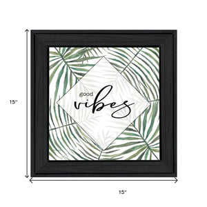 HomeRoots Set of Two Beach More and Worry Less Framed Wall Art – Coastal Decor for Relaxed Living Spaces 568492