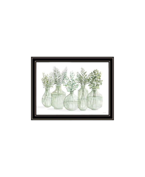 HomeRoots Set of Two Sage Green Framed Art Prints - Modern Wall Decor for Stylish Home Interiors 568496