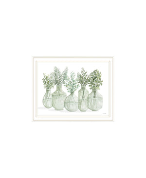 HomeRoots Set of Two Framed Sage Wall Art Prints - Modern Aesthetic for Living Rooms & Bedrooms Decor 568497