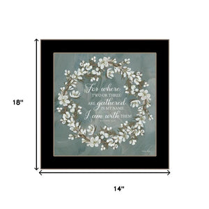 HomeRoots Set of Two "Pray More and Worry Less" Framed Wall Art - Uplifting Decor for Any Room 568499