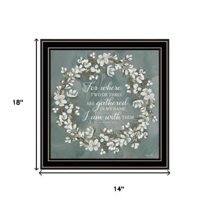 HomeRoots Set of Two "Pray More and Worry Less" Framed Wall Art for Inspirational Home Decor & Office Spaces 568500
