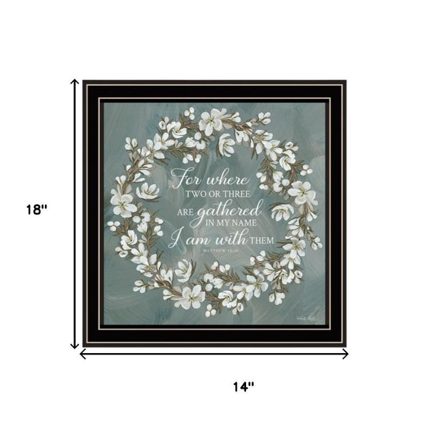 HomeRoots Set of Two "Pray More and Worry Less" Framed Wall Art for Inspirational Home Decor & Office Spaces 568500