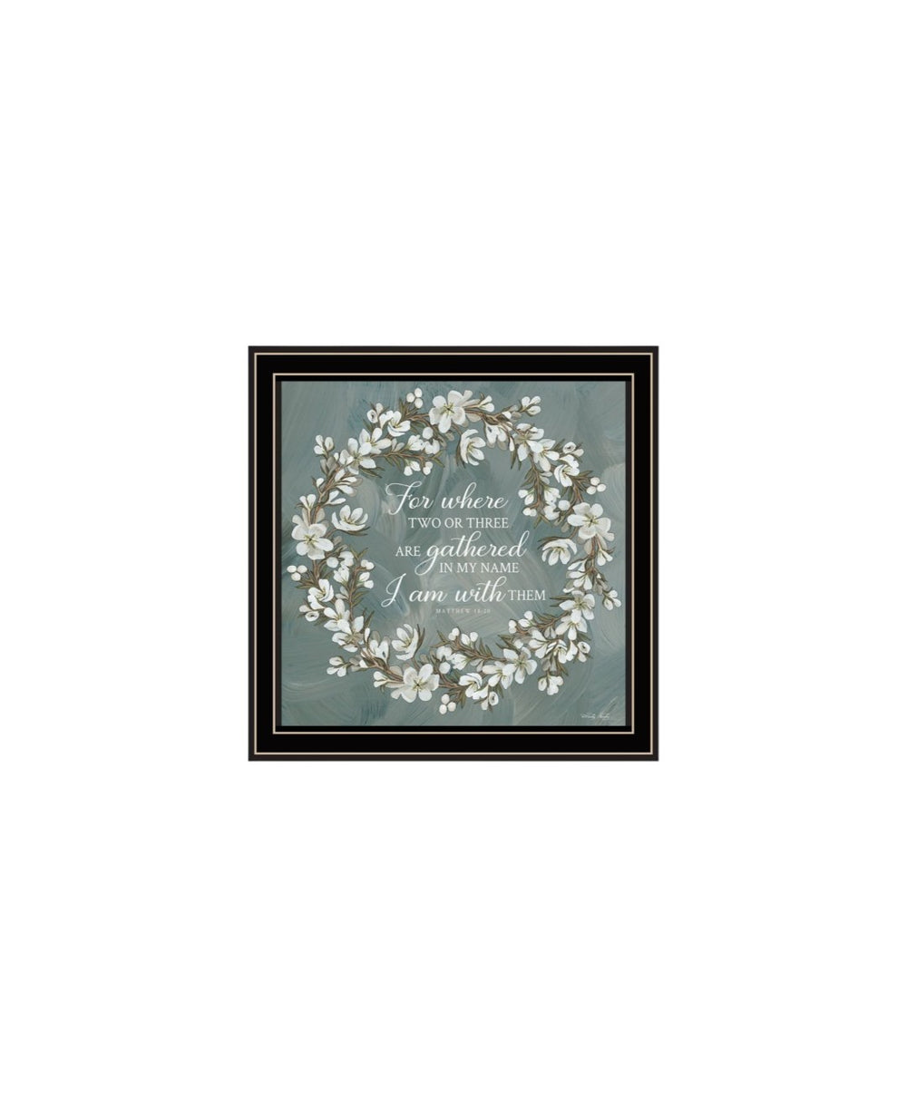 HomeRoots Set of Two "Pray More and Worry Less" Framed Wall Art for Inspirational Home Decor & Office Spaces 568500