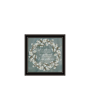 HomeRoots Set of Two "Pray More and Worry Less" Framed Wall Art for Inspirational Home Decor & Office Spaces 568500