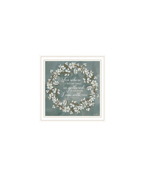 HomeRoots Set of Two Inspirational "Pray More And Worry Less" Framed Wall Art for Uplifting Home Decor 568501