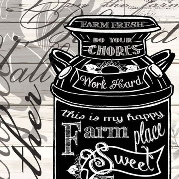 HomeRoots Set of Two Framed Rooster Prints – Rustic Wall Art with Playful Typography for Farmhouse Decor 568506