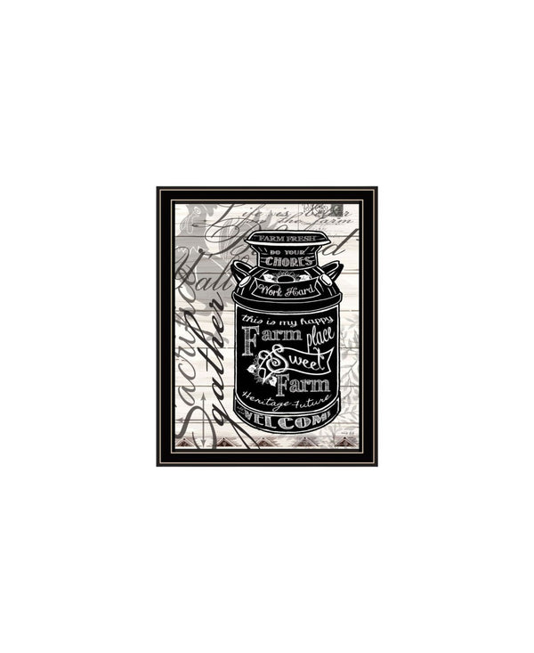HomeRoots Set of Two Striking Rooster Prints in Black Frames – Playful Wall Art for Farmhouse Charm! 568508