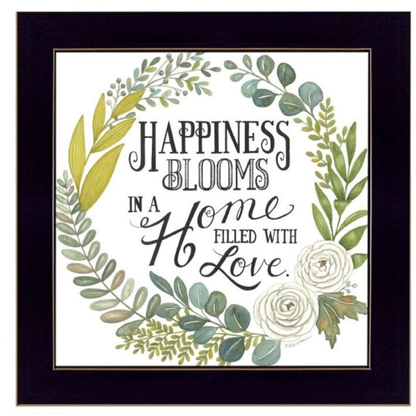 HomeRoots Set of Three Heartfelt "Together Is Our Favorite Place to Be!" Framed Wall Art for Home Decor 568528