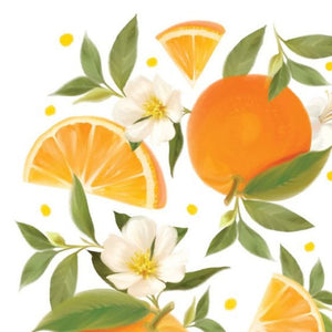 HomeRoots Set of Two "Sunshine on My Mind" Cheerful Orange Wall Art Prints in White Frames for Bright Spaces 568545