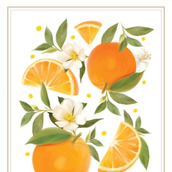 HomeRoots Set of Two "Sunshine on My Mind" Cheerful Orange Wall Art Prints in White Frames for Bright Spaces 568545