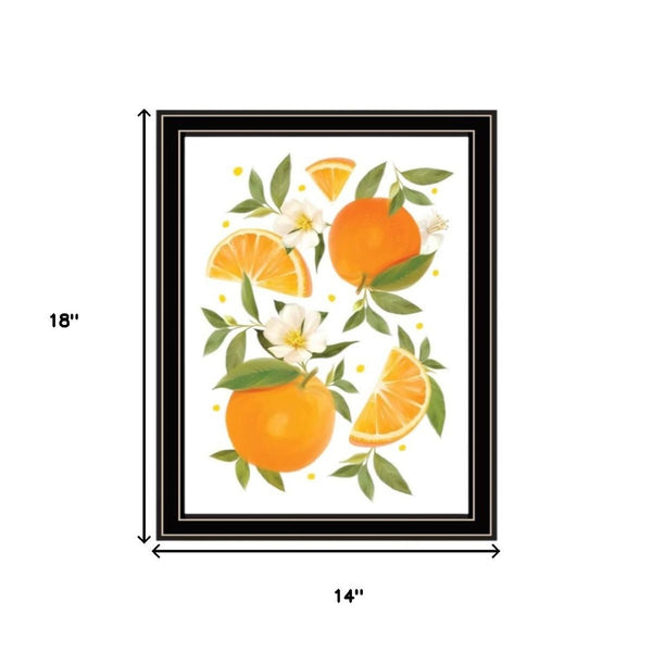 HomeRoots Set of Two Stylish Black Framed Wall Art - Summer Vibes Acrylic Prints for Modern Home Decor 568548