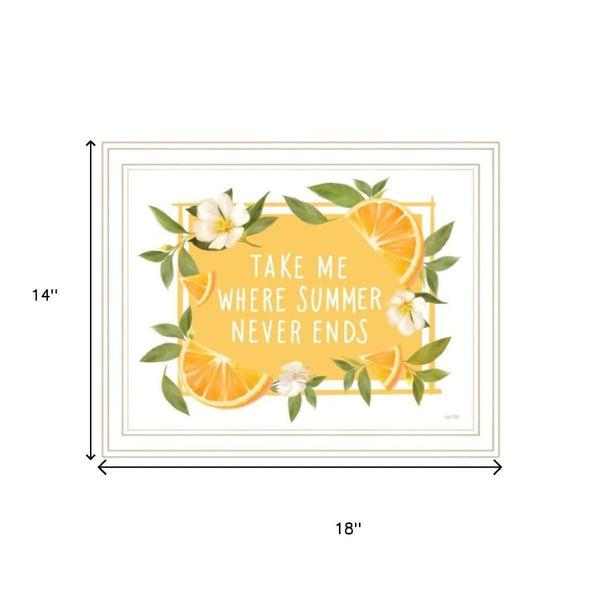 HomeRoots Set of Two Vibrant Summer-Inspired Framed Wall Art Prints for Timeless Home Décor Uplift 568549