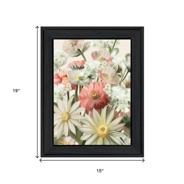 HomeRoots Set of Two "Summer Wildflowers Just for You" Framed Art - Vibrant Botanical Decor for Any Space 568554
