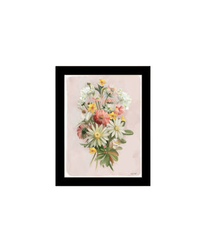 HomeRoots Set of Two Elegant Summer Wildflowers Framed Wall Art Prints - Vibrant Décor for Any Space 568555