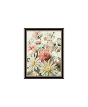 HomeRoots Set of Two Vibrant "Summer Wildflowers" Black Framed Wall Art for Stylish Home Décor Enhancements 568556