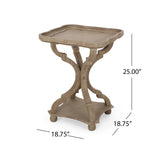 Christopher Knight Home® - Noble House - Bevier French Country Accent Table With Square Top