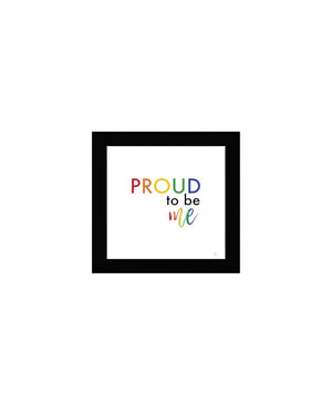 HomeRoots Set of Two Black Framed Wall Art Prints - Celebrate Pride & Inclusivity with Contemporary Style! 568562