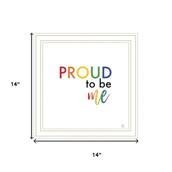 HomeRoots Set of Two Vibrant Pride Framed Wall Art Prints – Uplift Your Space with Colorful Positivity! 568564