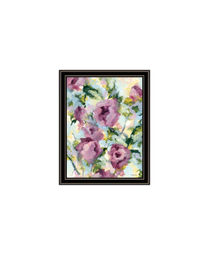 HomeRoots Set of Two Abstract Floral Black Framed Wall Art - Chic Modern Decor for Living Room or Office 568573